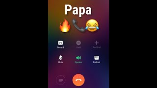 Papa Ji 😡🔥 Call Prank 😁 | Duplicate Father Call Prank Video 🤬😤 | One Sided Funny Call Prank 🤫 #prank screenshot 1