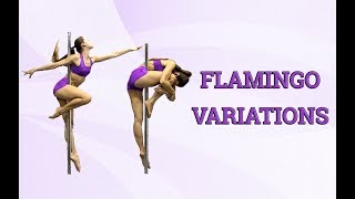 Flamingo pole variations