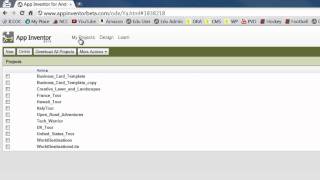 App Inventor: How to Download Your AI Files screenshot 1