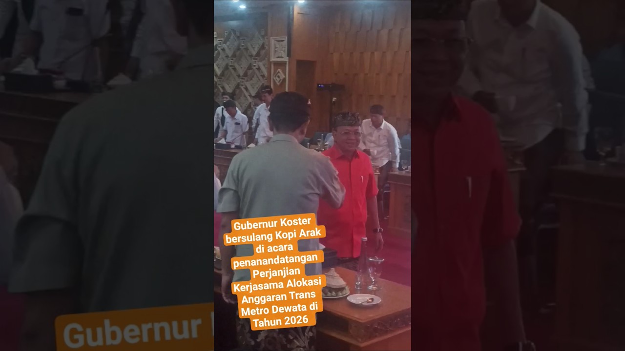 koster bersulang kopi arak 