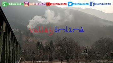 Watch: Forest fire in Kangan area of Central Kashmir