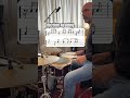 Rhythm Reading Exercise drum pad practice #drums #drumlessons #drummer #drumming #drumless