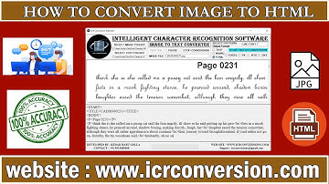 Image to HTML Conversion Software | Data Entry Image to HTML Converter Software