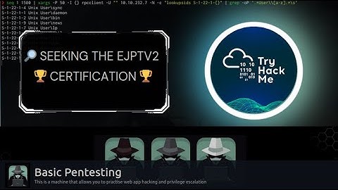 TryHackMe Basic Penetration Testing | 🔎 Seeking the eJPTv2 Certification 🏆