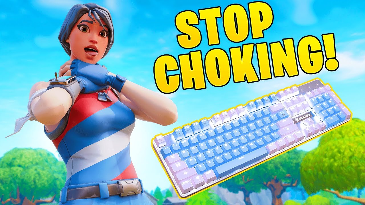 How To Stop Choking On Keyboard Mouse Fortnite Battle Royale Youtube