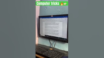 Computer tricks #computer #msoffice #mswordincomputer #windows #msofficeprofessional @YouTube