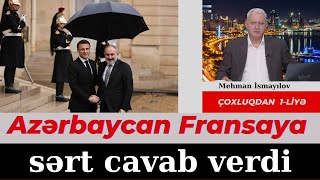 Azərbaycan Fransaya sərt cavab verdi