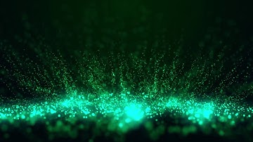 green particle ground loop animation - Download Stock Footage