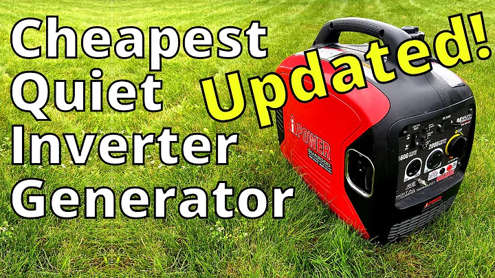 Affordable and Quiet Inverter Generator from Amazon