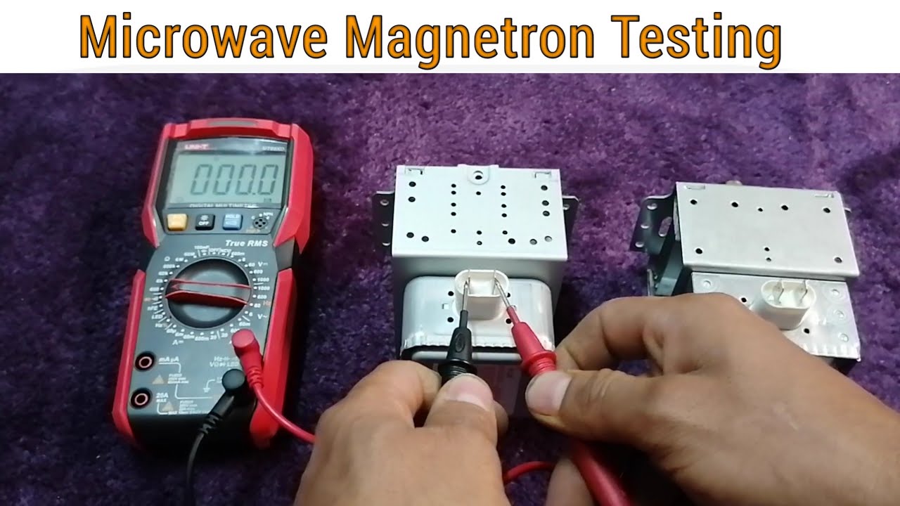 oriëntatie ego komen Testing Microwave Magnetron Test Good vs Bad Multimeter - YouTube