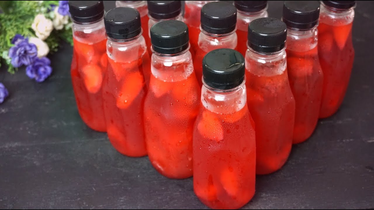Strawberry juice วิธีทำน้ำสตอเบอรี่ บรรจุขวด พร้อมคำนวณต้นทุน | น้ํา สต อ เบ อ รี่ ขวดข้อมูลที่เกี่ยวข้องล่าสุดทั้งหมด