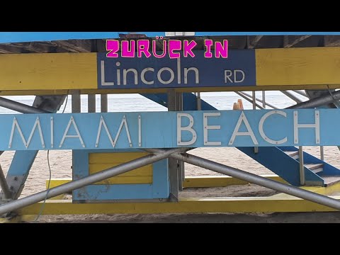 Zurück in Miami - Beach, Bummeln und Schiffe
