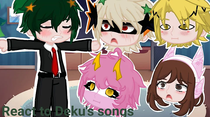 Future MHA react to Izukus songs |2x speed| First video|BKDK