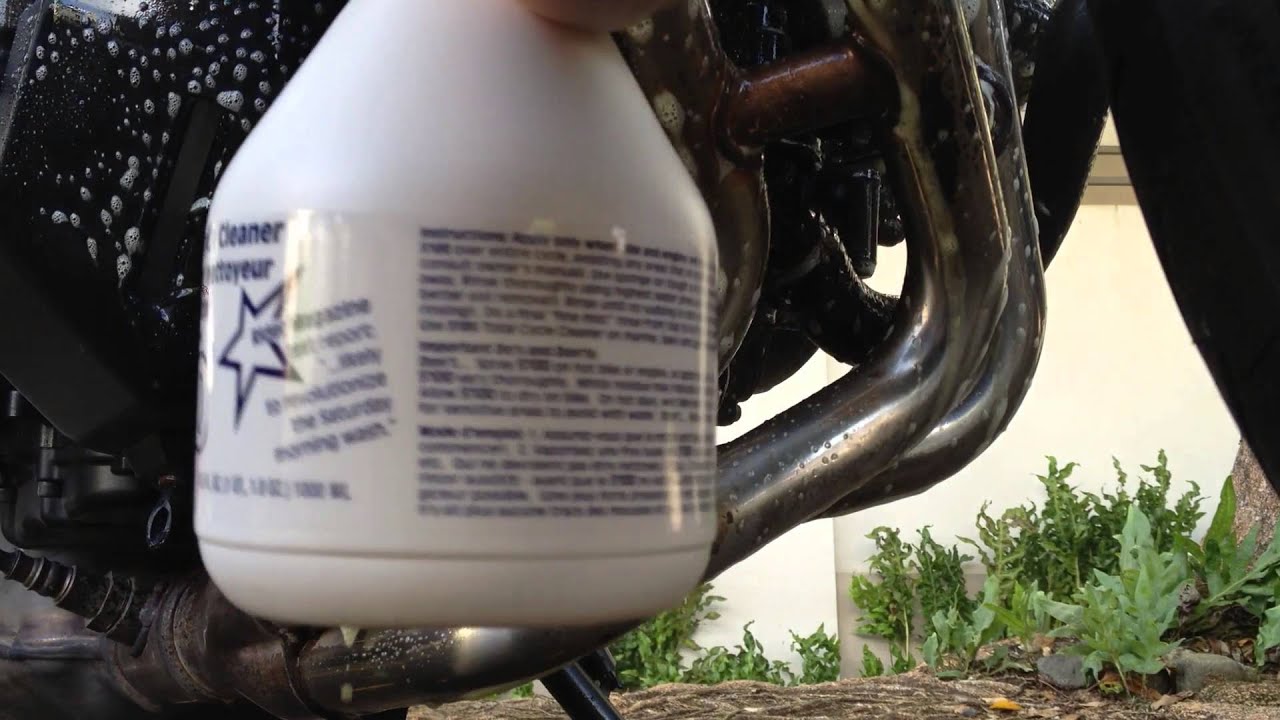 Review & Demo of S100 Total Cycle Cleaner Motorcycle cleaner