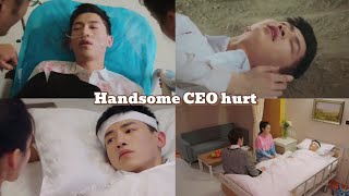 The handsome CEO was hit on the head and seriously injured and fell into a coma