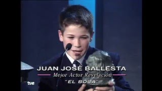 Juan José Ballesta Goya gana el Goya a Mejor Actor Revelación en 2001