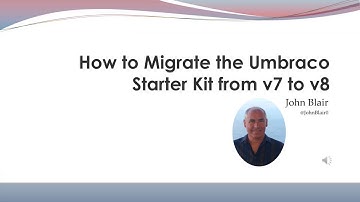 How to Migrate the Umbraco Starter Kit from v7 to v8