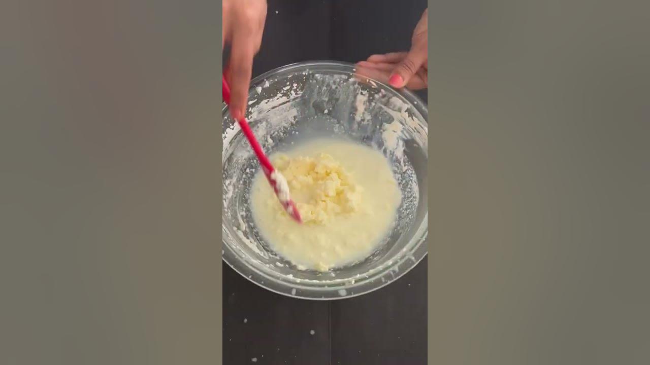 How to make butter with heavy whipping cream Butter from whipped