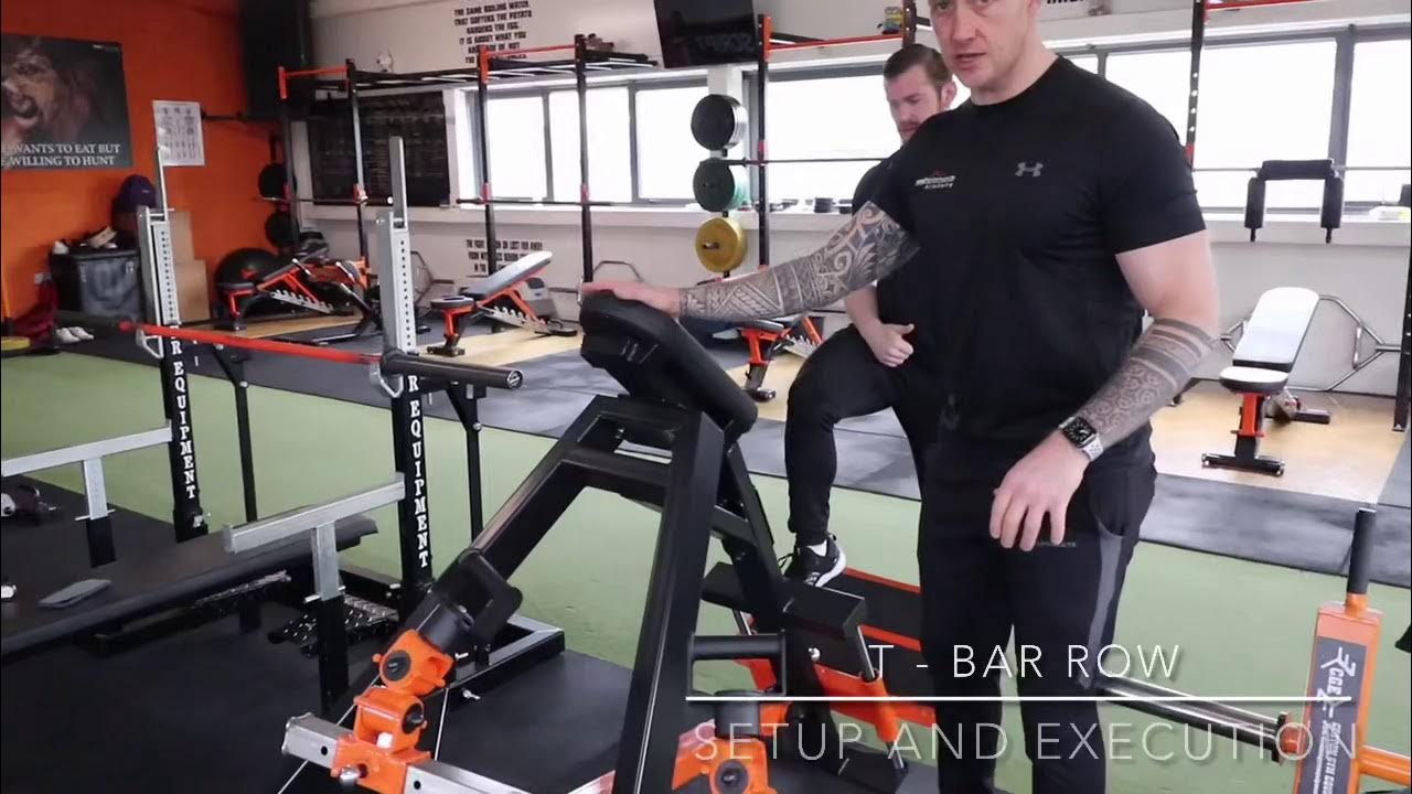 Chest Supported T Bar Row YouTube