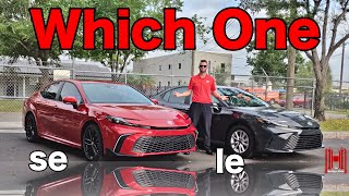 2025 Toyota Camry SE vs the Camry LE :All Specs &Test Drive