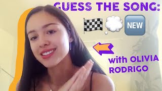 Olivia Rodrigo Guesses The Song From The Emoji's! | The Emoji Game