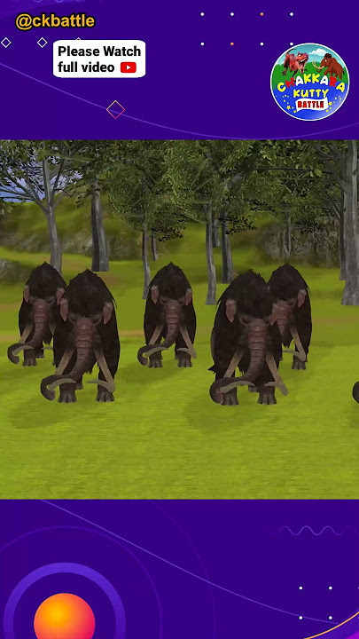 Zombie lion king Vs Mammoth king ~ Shorts
