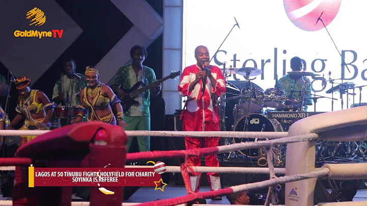 LAGOS AT 50: TINUBU FIGHTS HOLYFIELD FOR CHARITY, SOYINKA IS THE REFEREE