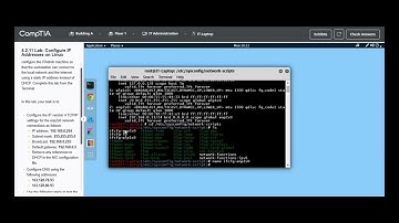 Testout | Network + | 4.2.11 Lab: Configure IP Addresses on Linux