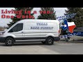 Van Living 1 Week- W/ the Fishin Magician &amp; Texas Bass
