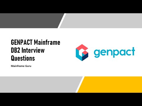 GENPACT Mainframe DB2 Interview Questions and Answers for Fresher & Experienced | Mainframe Guru