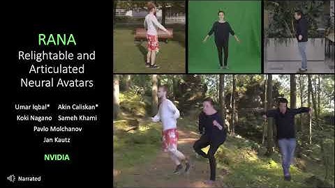 RANA: Relightable Articulated Neural Avatars