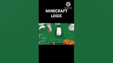 MINECRAFT LOGIC #minecraft #trending #shorts #video