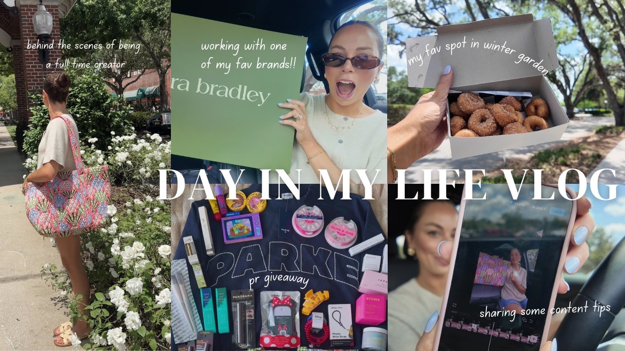 DAY IN MY LIFE VLOG behind the scenes of full-time content creator ...