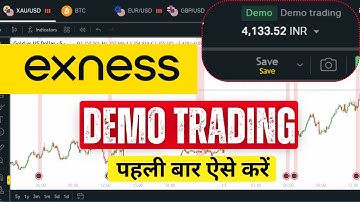 Exness me Demo Trading Kaise Kare + Exness Chart Color Settings