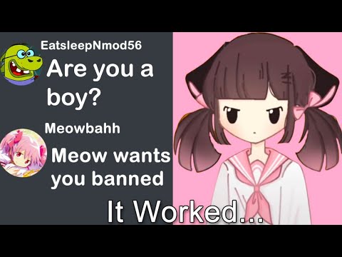 I pretended to be a MeowBahh Stan in her discord server 