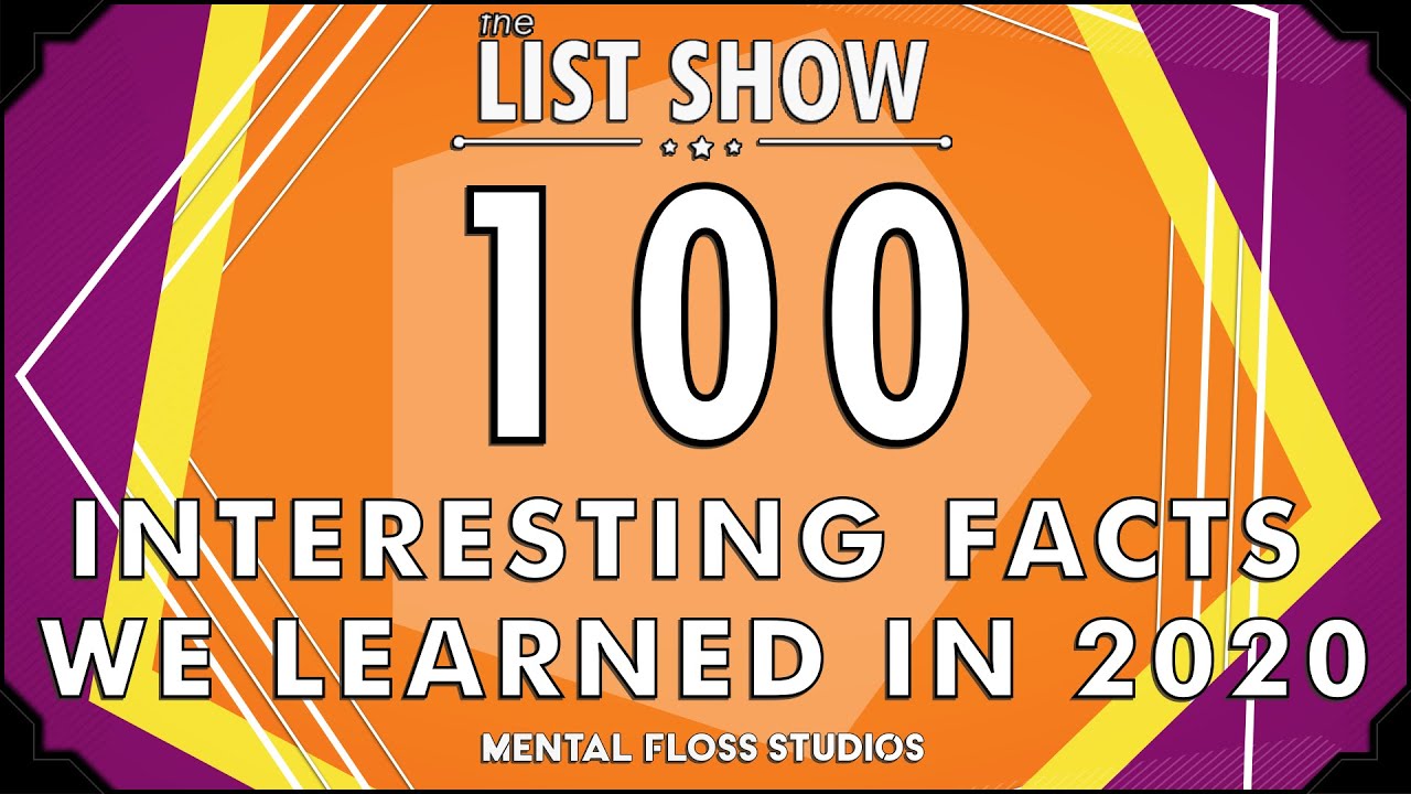 ⁣100 Interesting Facts We Learned in 2020