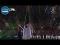 شاهدوا لحظة عزف النشيد الوطني ورفع العلم الجزائري في حفل ألعاب وهران 