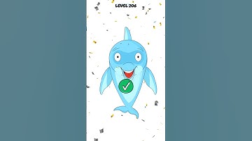 Brain Game | Draw Puzzle level 206 - tricky brain test - shorts-Viral - Youtube - Feed #shorts