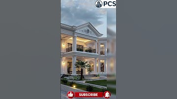 Urban Design | Luxury House Design Architectural View in SketchUp + Enscape + Lumion #shorts