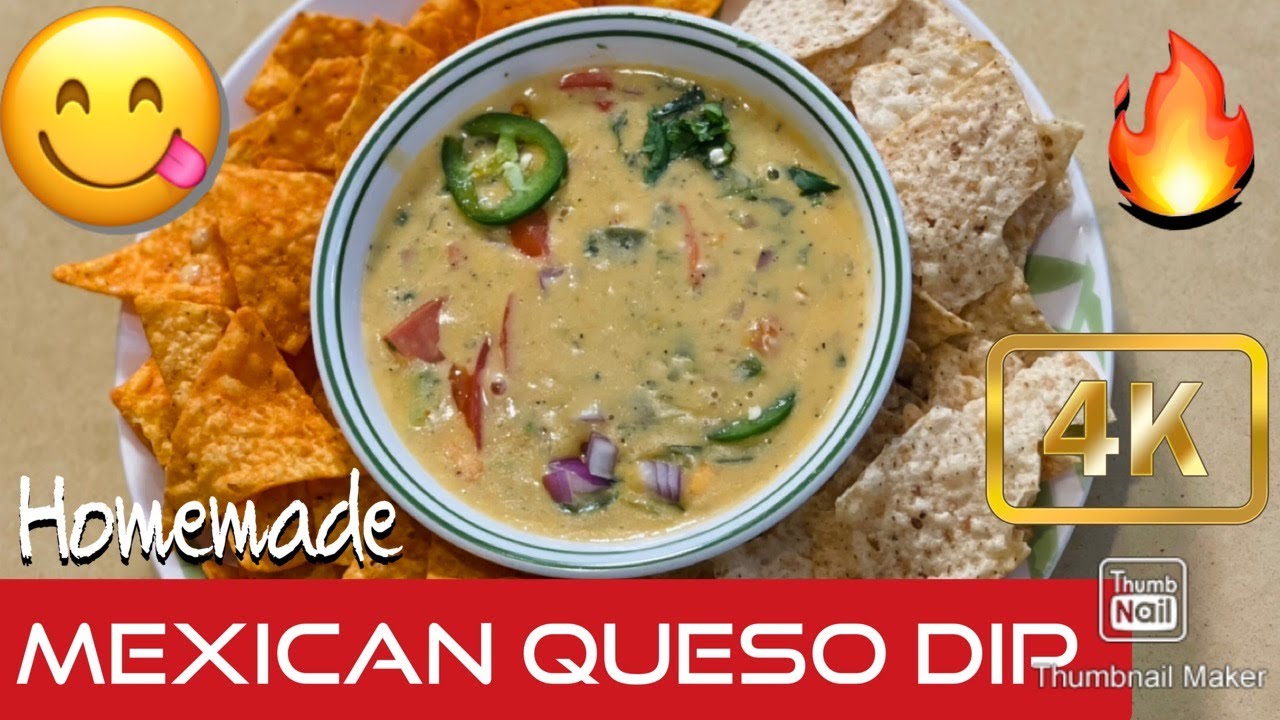 Queso Dip Mexican Cheese Dip Indian Style Queso Recipe YouTube