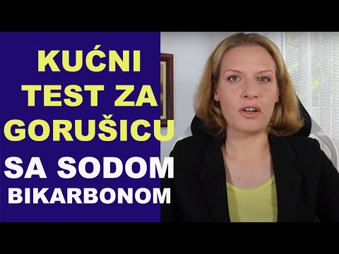 KUĆNI TEST za GORUŠICU sa sodom bikarbonom /#2/ dr Bojana Mandić