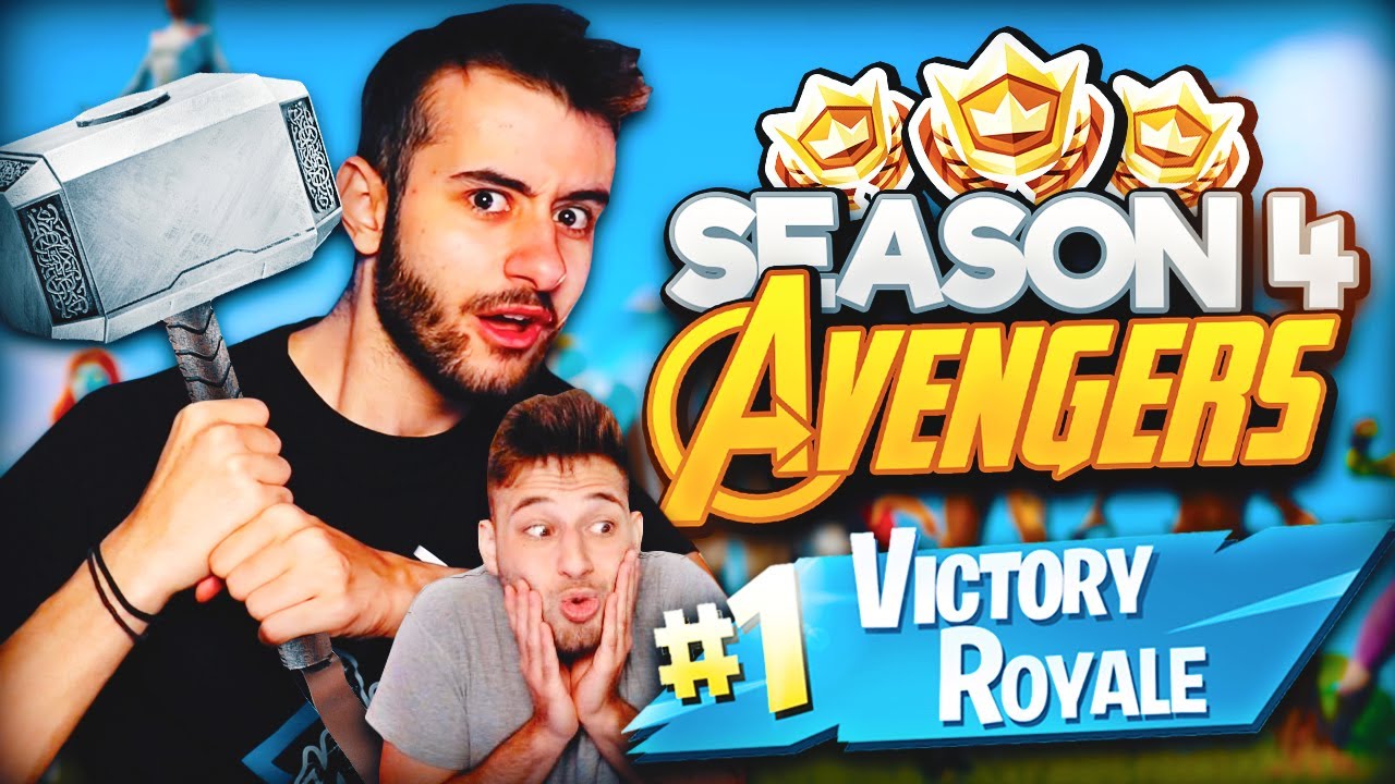 Η ΤΡΕΛΗ *SEASON 4* ΦΕΡΝΕΙ ΤΟΥΣ AVENGERS!! +BattlePass (Fortnite 2 Battle Royale) ft. Gianuba22