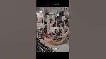 Máy CNC phay mộng dương 2 đầu | Phay mộng oval dương | Máy chế biến gỗ công nghiệp