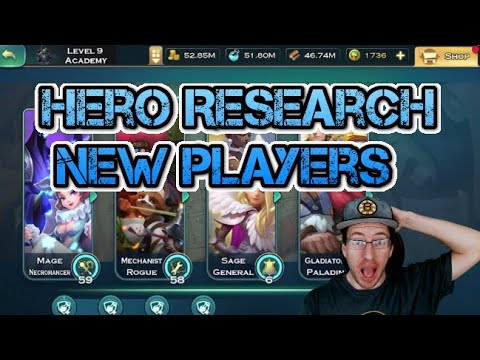 Hero Research For New Players - What to Focus - Art of Conquest