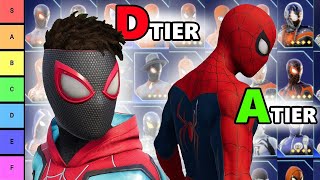 RANKING ALL 68 SPIDERMAN 2 SUITS (TIER LIST VIDEO)