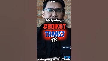Netizen: BOIKOT TRANS7!! Ada Apa Ini Sebenernya?? #shorts