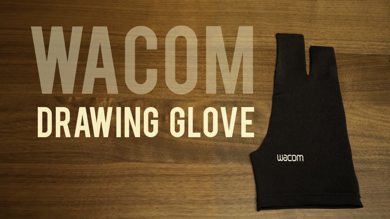 Tablet Drawing Glove - Black - Drawing Glove - Wacom Glove - iPad 