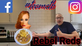Rebel Red's Sausage, Mash and Onion Gravy