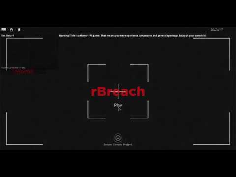 SCP rBreach Gameplay - YouTube