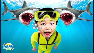 KIDS!🦈SHARK Attack!!😱| Belize Sea Adventure 🌊| EDUCATIONAL KIDS NATURE SHOW🌿